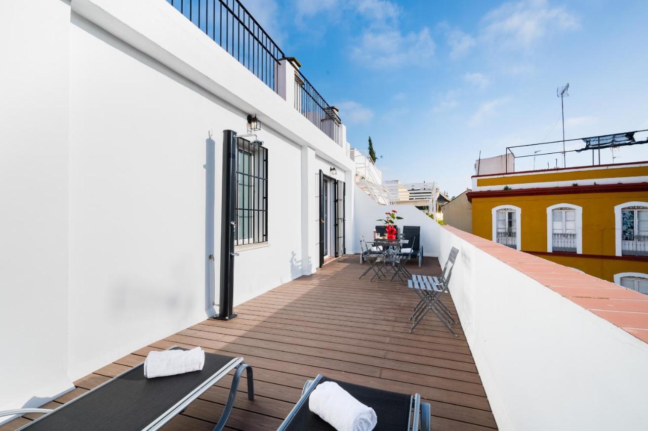 Apartamentos Cruz De San Andres Sevilla Buitenkant foto
