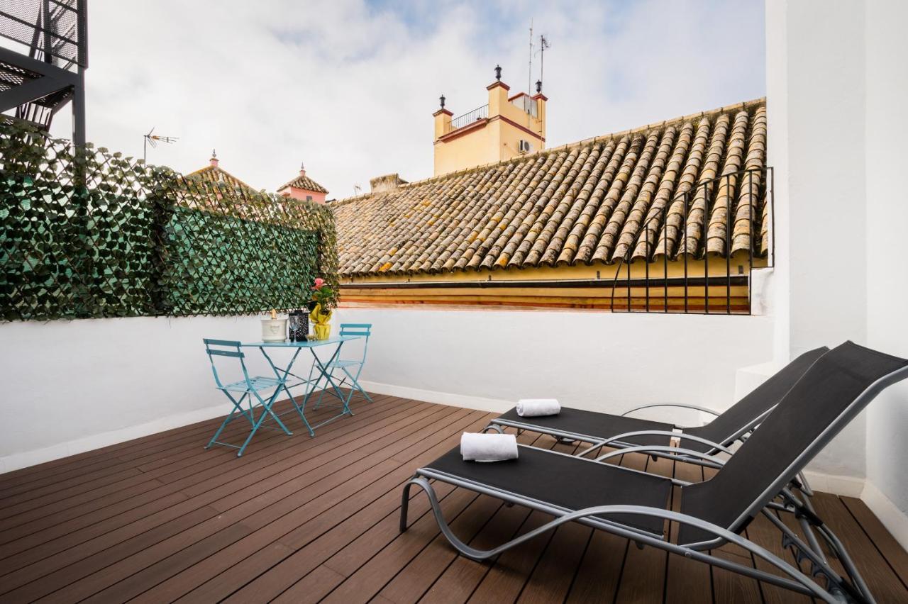 Apartamentos Cruz De San Andres Sevilla Buitenkant foto