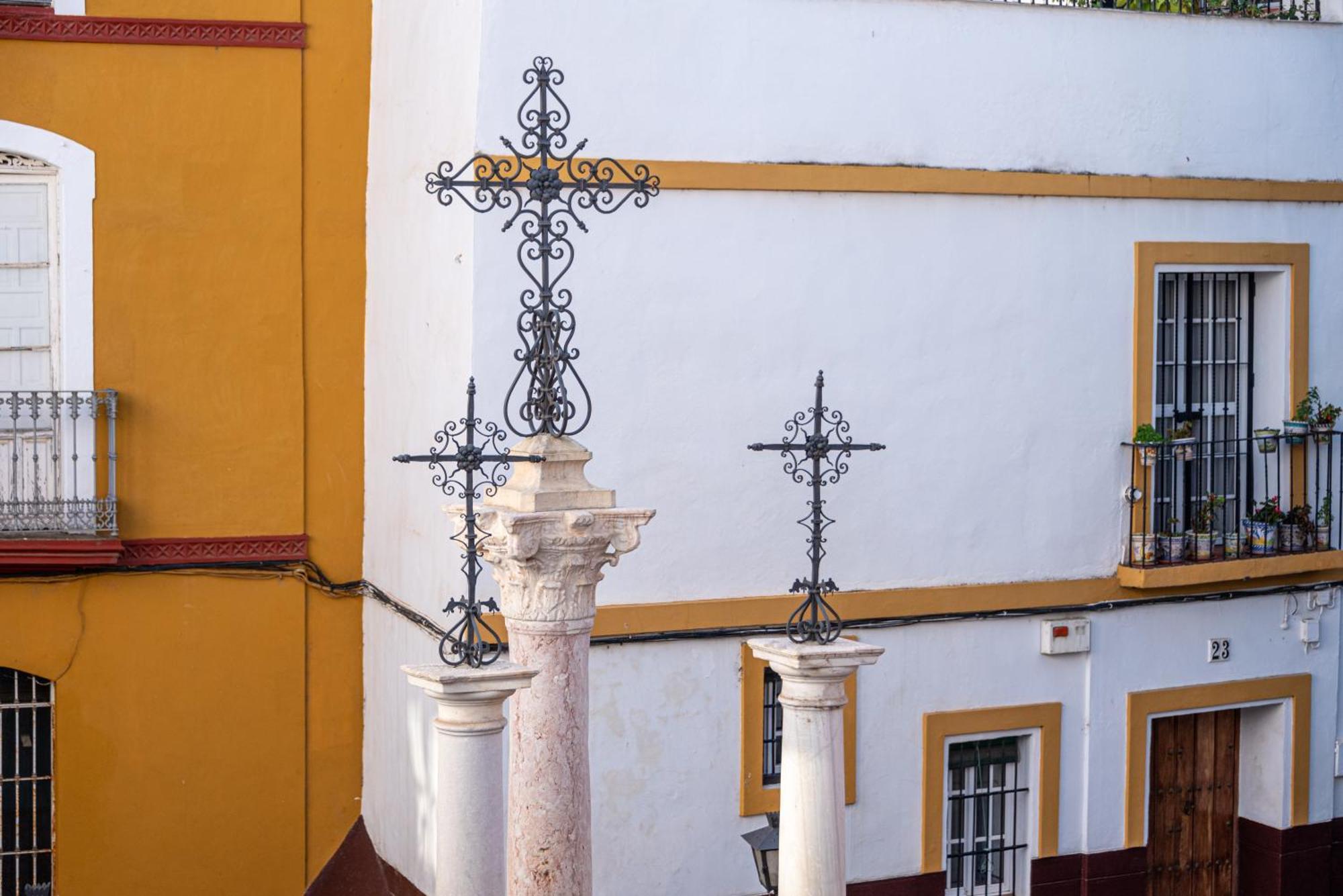 Apartamentos Cruz De San Andres Sevilla Kamer foto